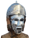 Medieval Mongolian 14th century Great Helmet 16 Gauge Steel image 3