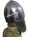 Medieval Nasal Bar Helm with Cheekplates 18 Gauge Steel image 3