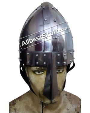 Medieval Norman Spangenhelm Strong 14 Gauge Steel