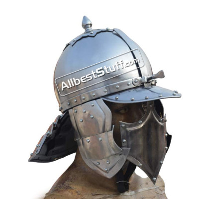 Medieval Pappenheimer burgonet 14 Gauge Steel Helmet