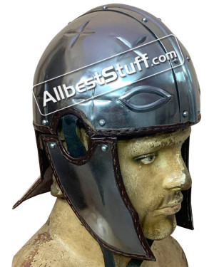 SALE! Medieval Roman Intercisa II Helmet Made of 18 Gauge Steel