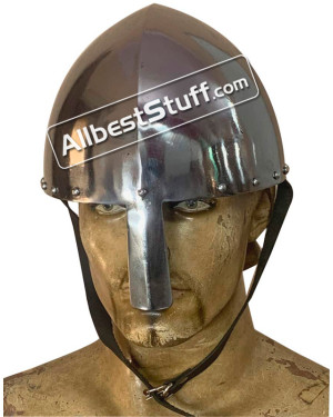 Medieval Strong 14 Gauge Viking Olmutz Nasal Helmet