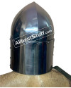 Medieval Sugar Loaf Great Helmet 16 Gauge Steel image 2