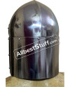 Medieval Sugar Loaf Helmet with hinged Visor 16 Gauge Steel Polished image 3