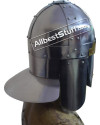 Medieval Sutton Hoo Helmet Made of 18 Gauge Steel image 3