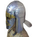 Medieval Sutton Hoo Helmet Made of 18 Gauge Steel