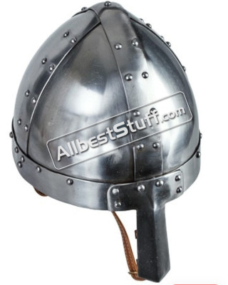 Medieval Viking Spangenhelm 16 Gauge Steel