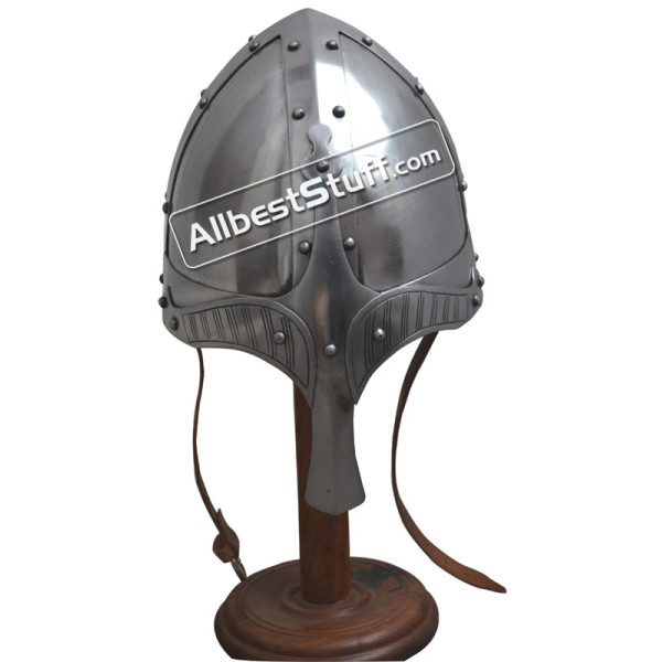 Medieval Viking Spangenhelm made of 14 Gauge Steel