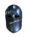 Medieval Visored Barbuta Helmet 18 Gauge Steel image 1