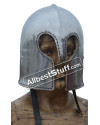 Medieval Visorless Basic Barbute Helmet 14 Gauge Steel image 2