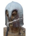 Medieval Visorless Basic Barbute Helmet 14 Gauge Steel image 4