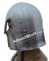 Medieval Visorless Basic Barbute Helmet 14 Gauge Steel image 1