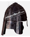 Roman Spangen Helmet Deir el-Medina 16 Gauge Steel, Fire Black image 1