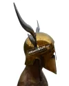 SALE! Brass Corinthian Viking Helmet 18 Gauge image 2