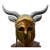 SALE! Brass Corinthian Viking Helmet 18 Gauge