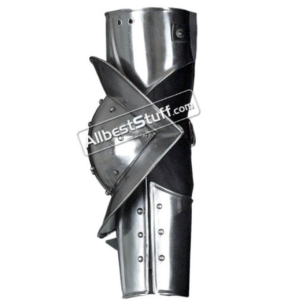 Medieval Fighter Arm Protectors 18 Gauge Battle Ready