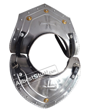 Medieval Iron Gorget Knight Greek Gothic Steel Plate Armor