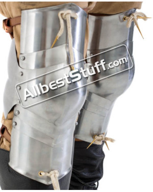 Medieval Plate Armor Knee Protection 18 Gauge Steel