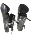 Medieval Warrior Leg and Knee Protection Steel 18 Gauge image 1