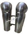Medieval Warrior Leg and Knee Protection Steel 18 Gauge image 2