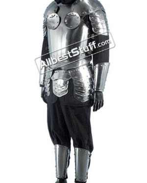 Medieval Warrior Plate Armour Set 18 Gauge Battle Ready