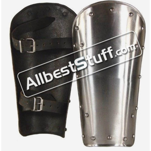 Metal Shin Guard LARP 18 Gauge Steel