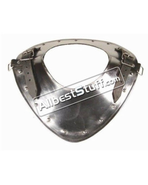 Neck Protection Medieval Warrior Strong 18 Gauge Steel