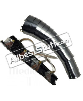 Medieval 18 Gauge Steel Articulated Roman Manica Armguard