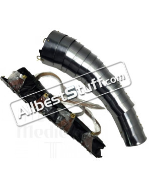 Medieval 18 Gauge Steel Articulated Roman Manica Armguard