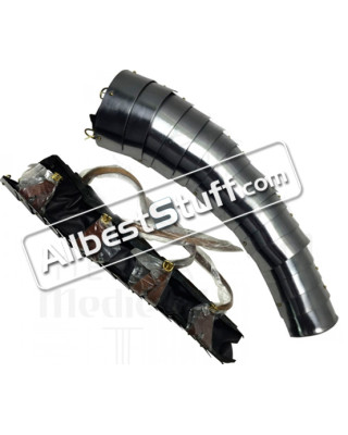 Medieval 18 Gauge Steel Articulated Roman Manica Armguard