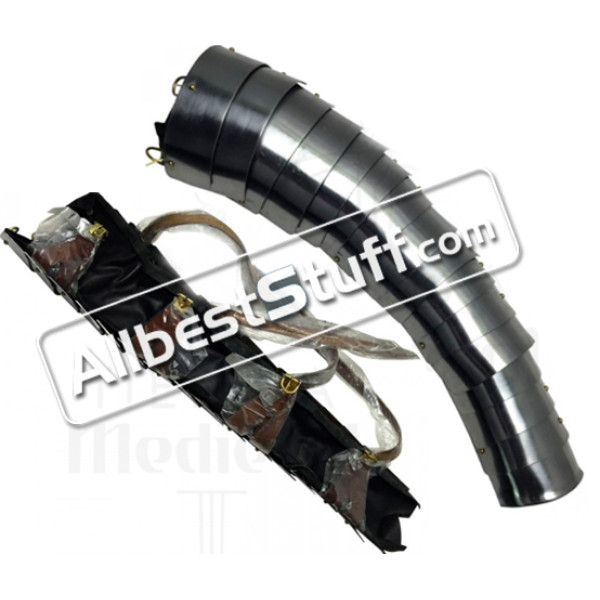 Medieval 18 Gauge Steel Articulated Roman Manica Armguard