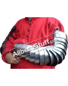 Medieval 18 Gauge Steel Articulated Roman Manica Armguard image 4