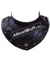 Medieval Iron Steel Gorget Roman Knight Greek Gothic Black Larp Armor image 1