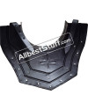 Medieval Iron Steel Gorget Roman Knight Greek Gothic Black Larp Armor image 2