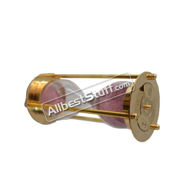 Nautical Vintage Hourglass Antique Bras with Sundial Compass