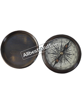 Nautical Marintime Pocket Brass Compass