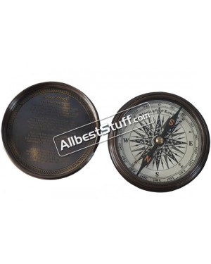 Nautical Marintime Pocket Brass Compass