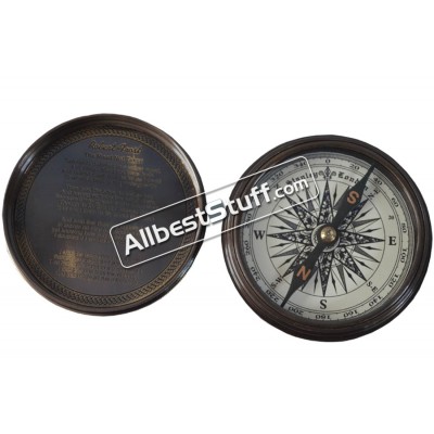 Nautical Marintime Pocket Brass Compass