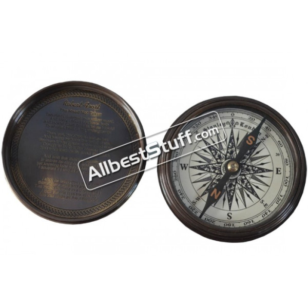 Nautical Maritime Antique Bronze Compass
