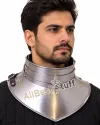 Medieval 13th Century French Gorget 16 Gauge steel Neck Plate image 2