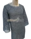 Larp Event Light Weight Maille Aluminum Round Riveted Chest 58 image 2