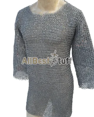 Larp Event Light Weight Maille Aluminum Round Riveted Chest 58