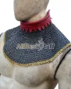 6 mm Flat Riveted Solid Rings Chain Maille Gorget image 3