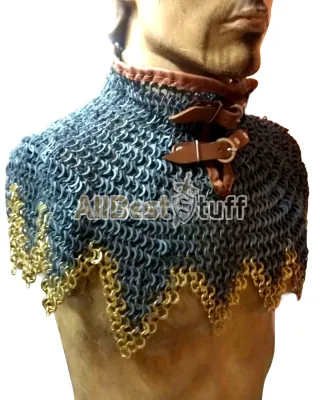 Flat Riveted Maille Collar Aluminum