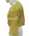 Brass Riveted Chainmail Voider Flat Ring image 3