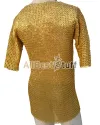 Flat Riveted Brass Chain Mail Original Brass for Chest 36 image 1