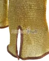 Solid Brass Chainmail Hauberk Chest 44 Long Length image 4