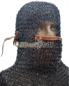 16 Gauge 9 mm Round Copper Riveted Chainmail Hood image 2