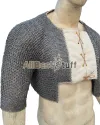 6 MM Flat Dome Pin Riveted Alternating Solid Chainmail Voider image 1