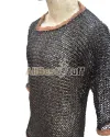 Full Round Copper Riveted Chain Mail Shirt in 9 mm, Ring Gauge 16 image 1